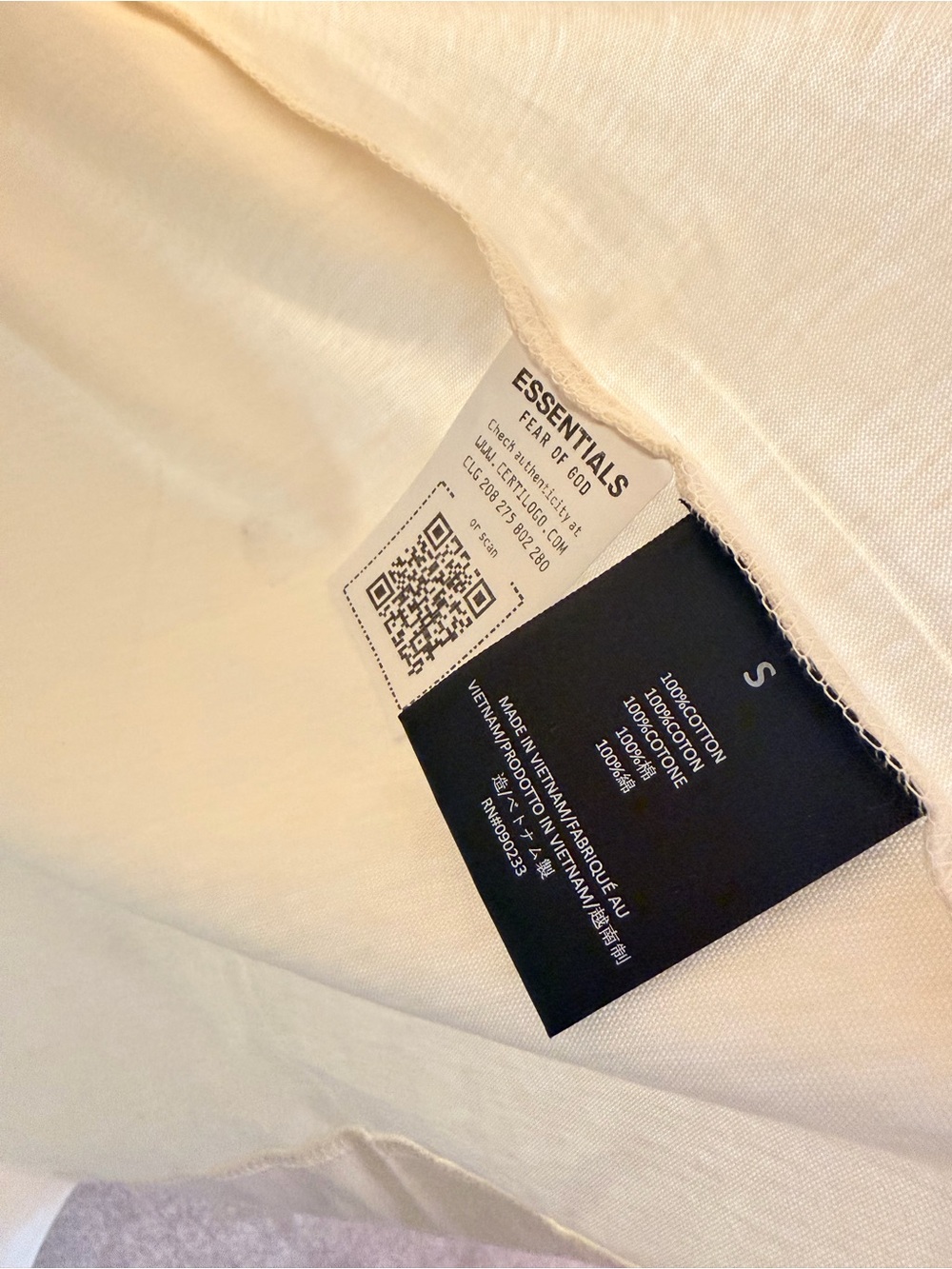 Essentials Shell Tee Small - Picture 4 of 5